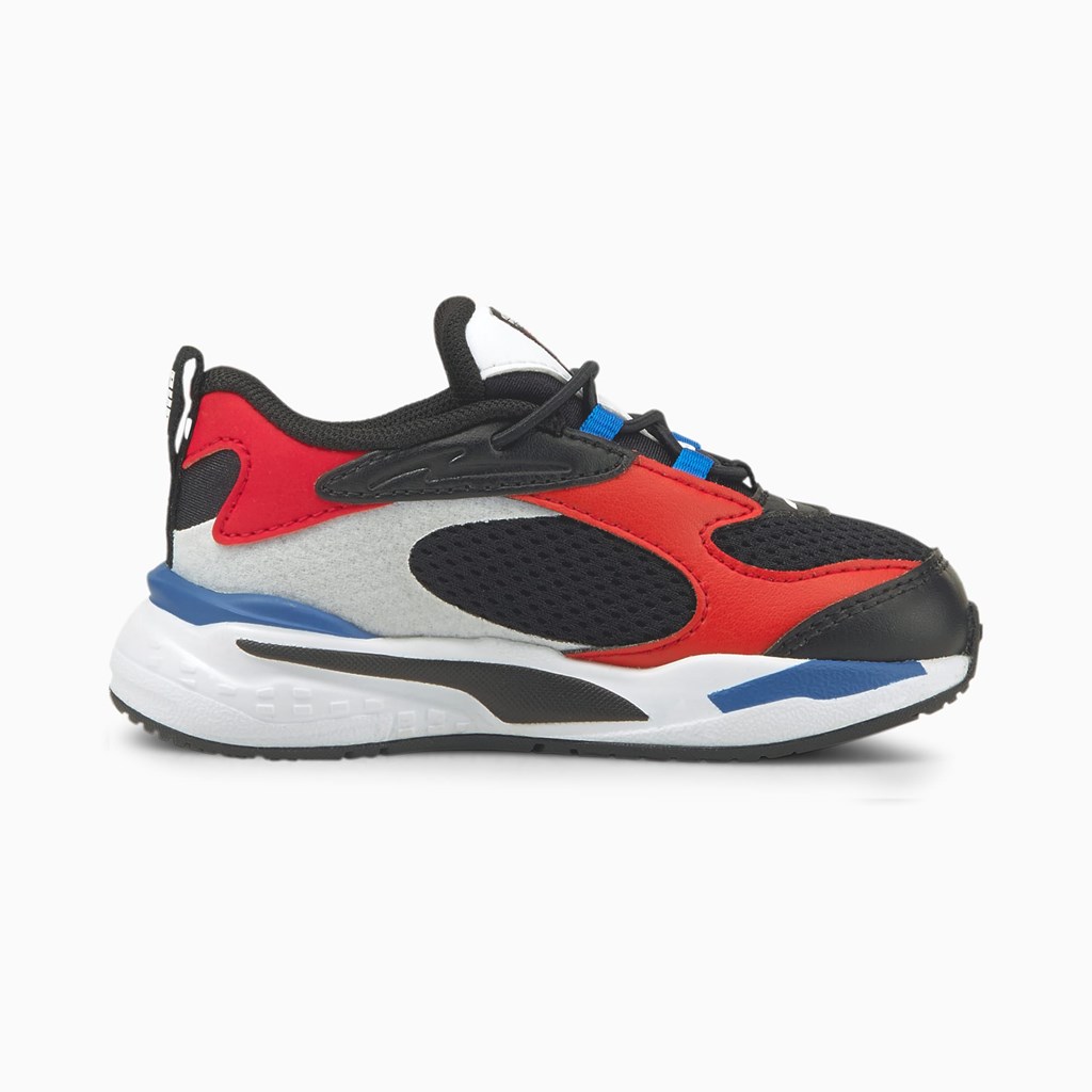 Puma RS-Fast Toddler Sneakers Drenge Sort Rød Blå | 380691CME