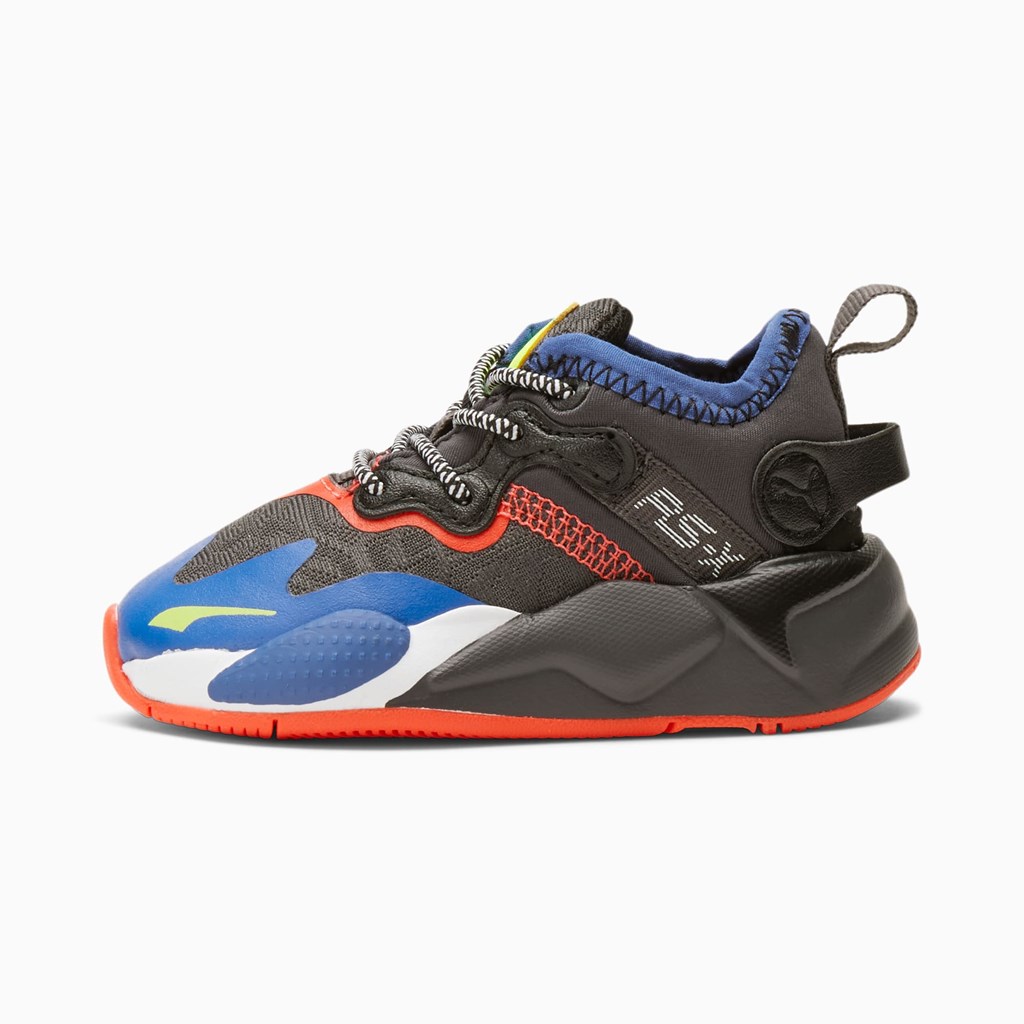 Puma RS-X T3CH Toddler Sneakers Drenge Rød Sort | 690517KIC