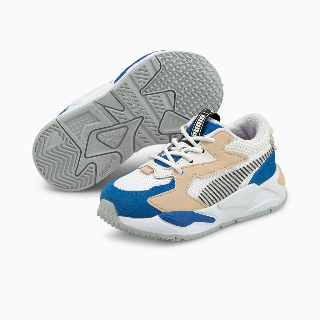 Puma RS-Z College Toddler Sneakers Drenge Kongeblå Hvide | 094726YBW