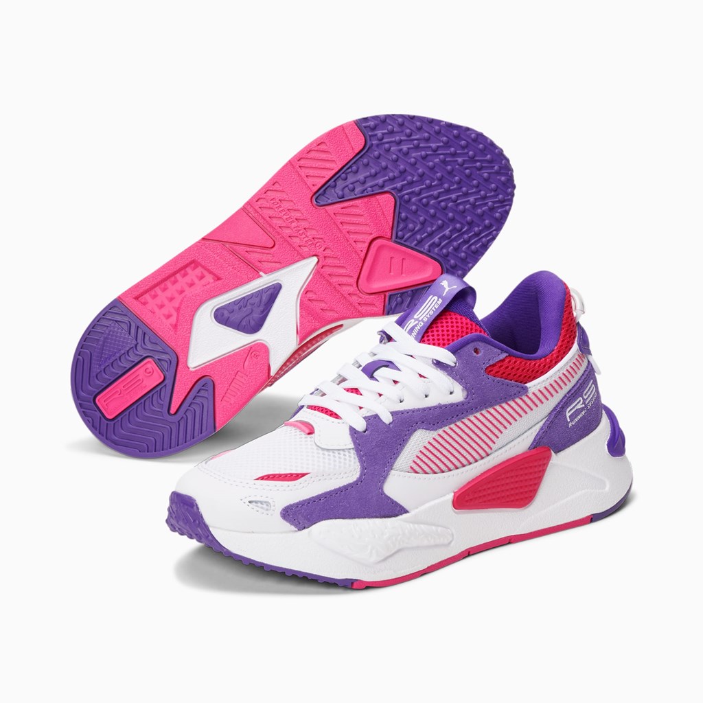 Puma RS-Z JR Sneakers Drenge Hvide Lilla | 732401VXJ