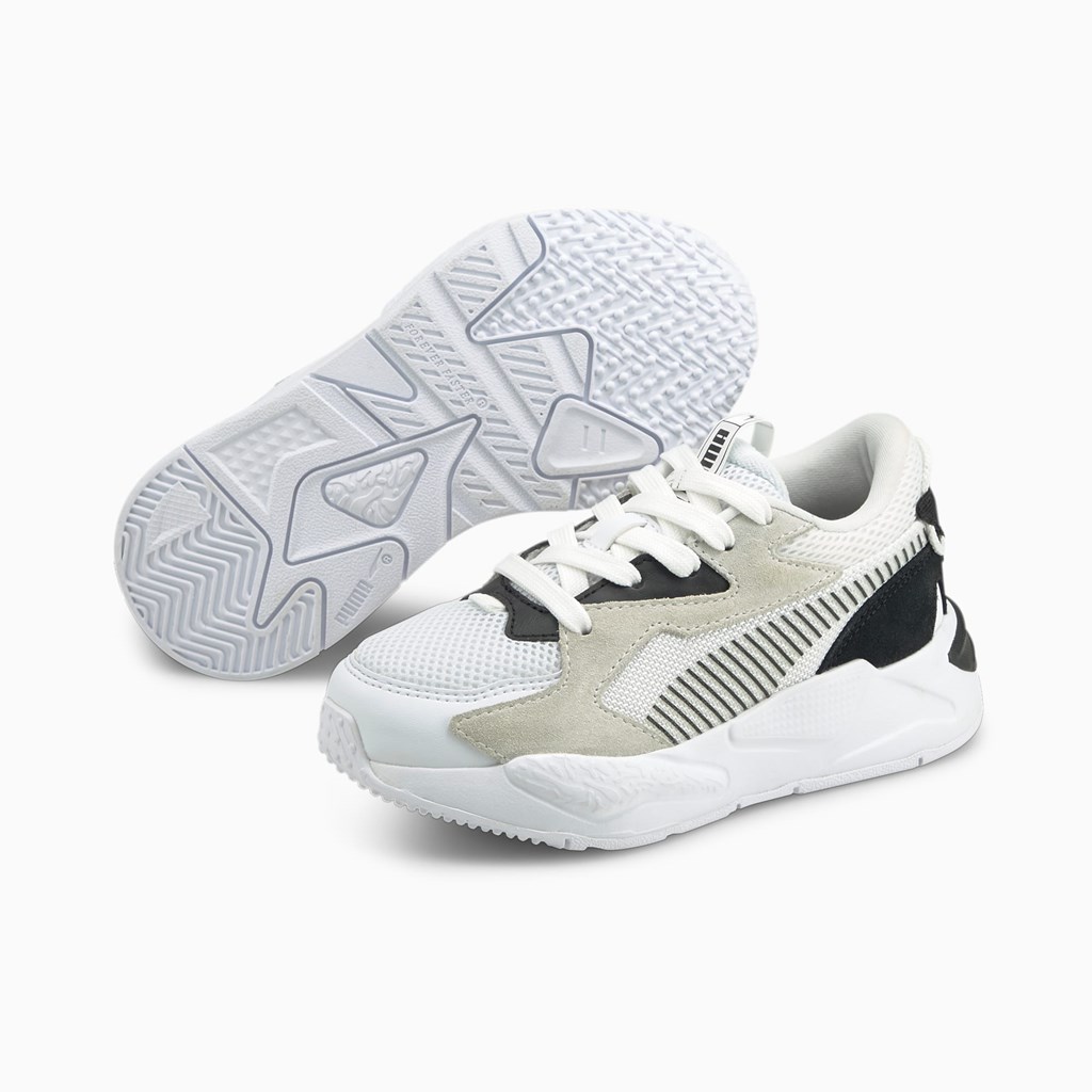 Puma RS-Z Little Sneakers Pige Hvide Sort | 801726WTC