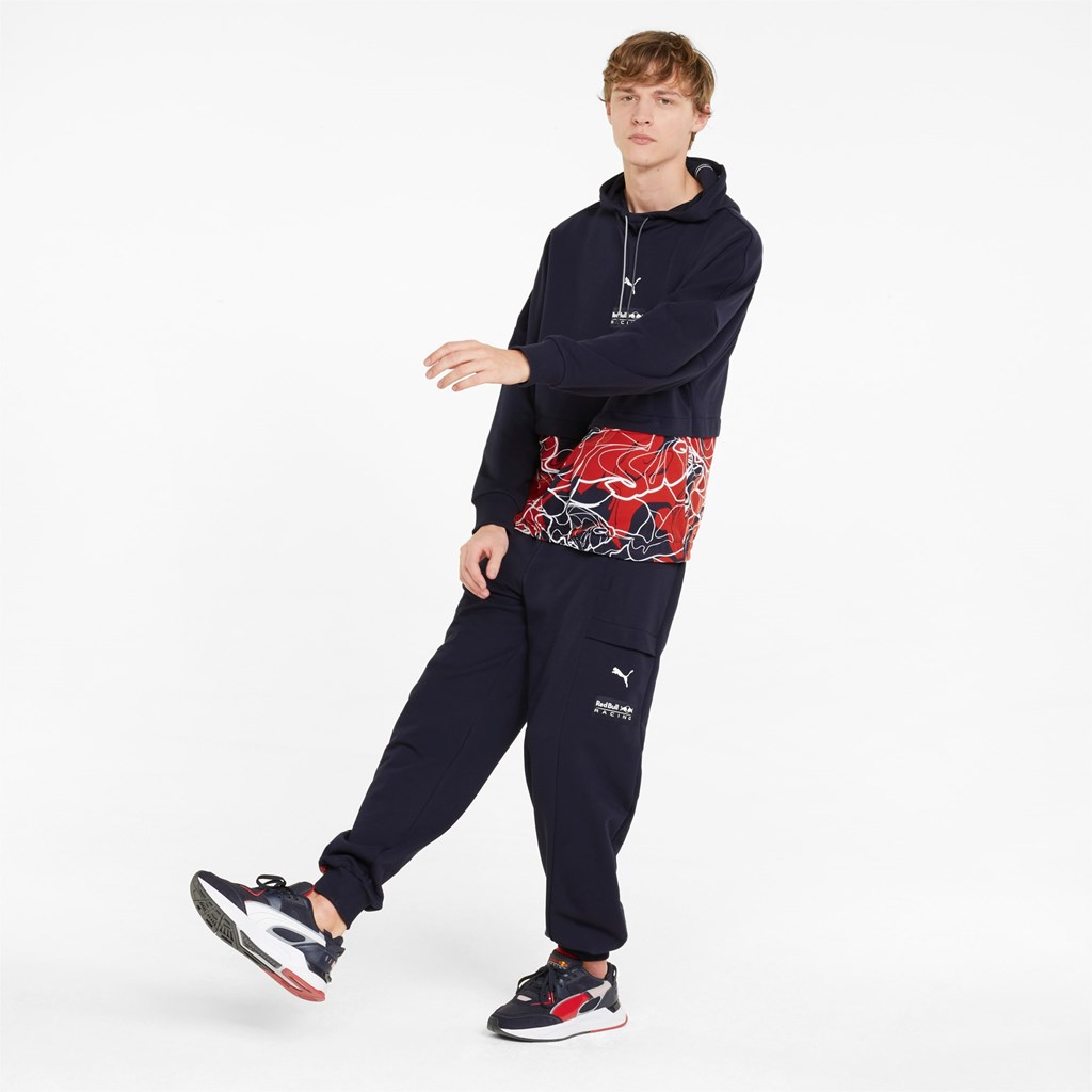 Puma Red Bull Racing Printed Hættetrøje Herre Night Sky | 186320SHU