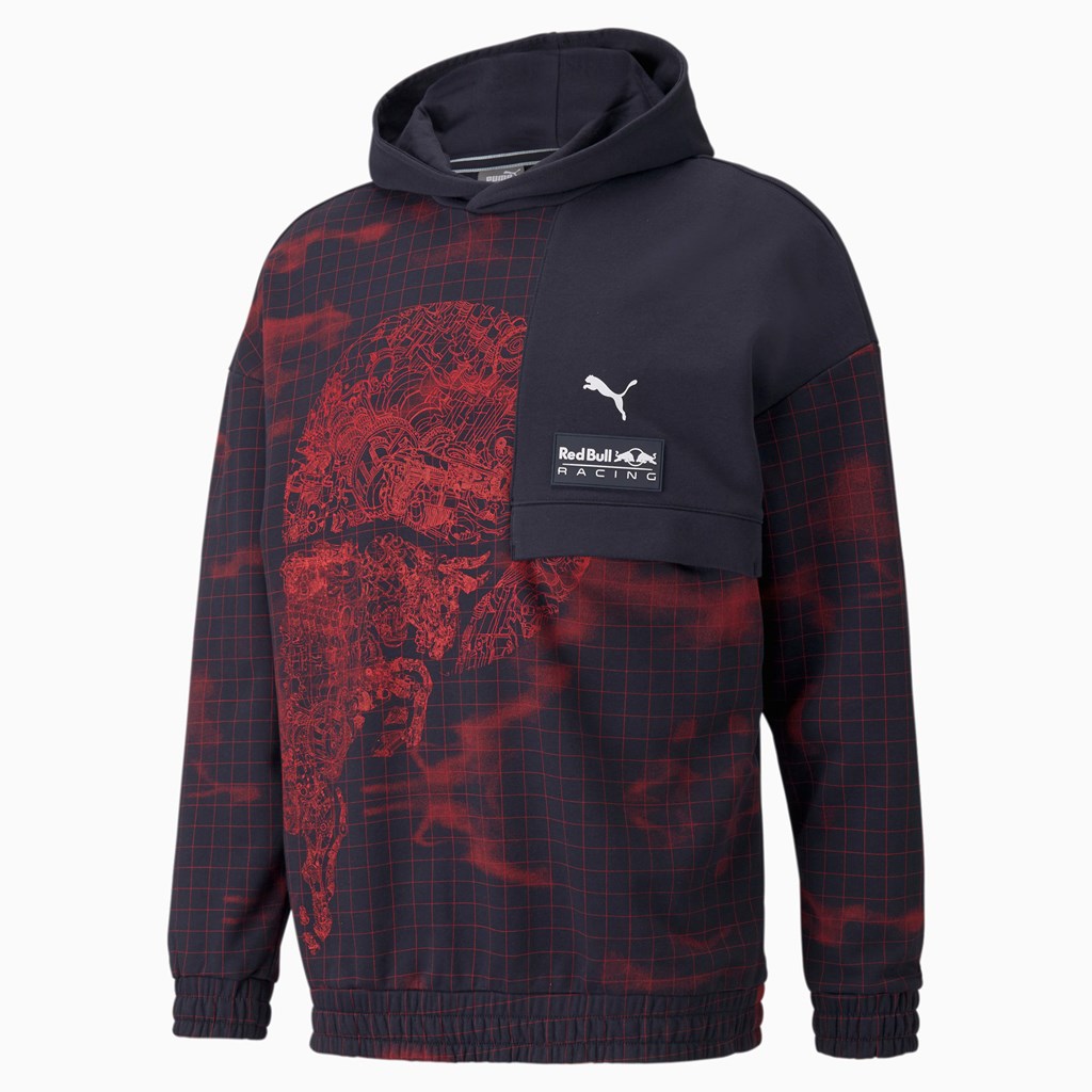 Puma Red Bull Racing Printed Hættetrøje Herre Night Sky | 930278QDN