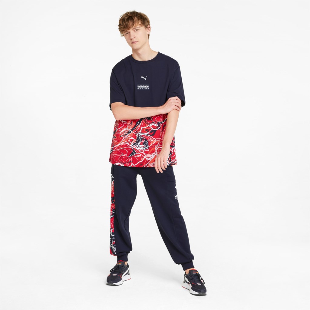 Puma Red Bull Racing Printed Sweatpants Herre Night Sky | UG5149306