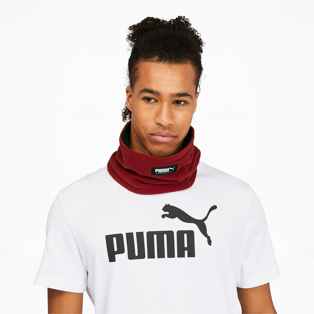 Puma Reversible Neck Warmer Warmer Dame Rød Sort | CD3471025