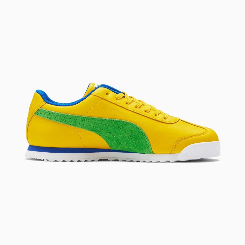 Puma Roma Brazil Sneakers Herre Grøn Kongeblå | IP8614305