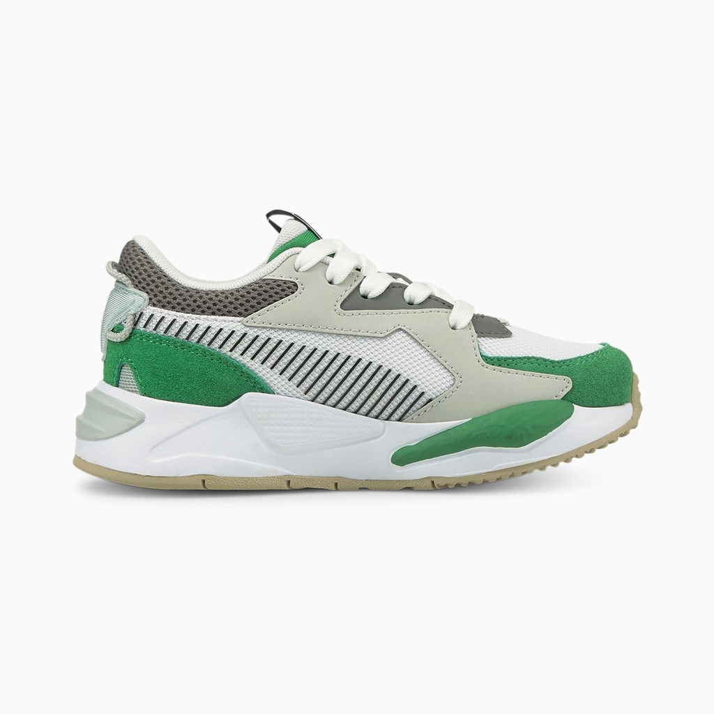 Puma Rs-z College Little Sneakers Drenge Grøn Hvide | 026394VMR