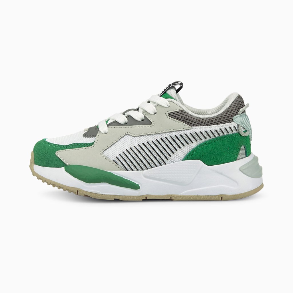 Puma Rs-z College Little Sneakers Drenge Grøn Hvide | 026394VMR