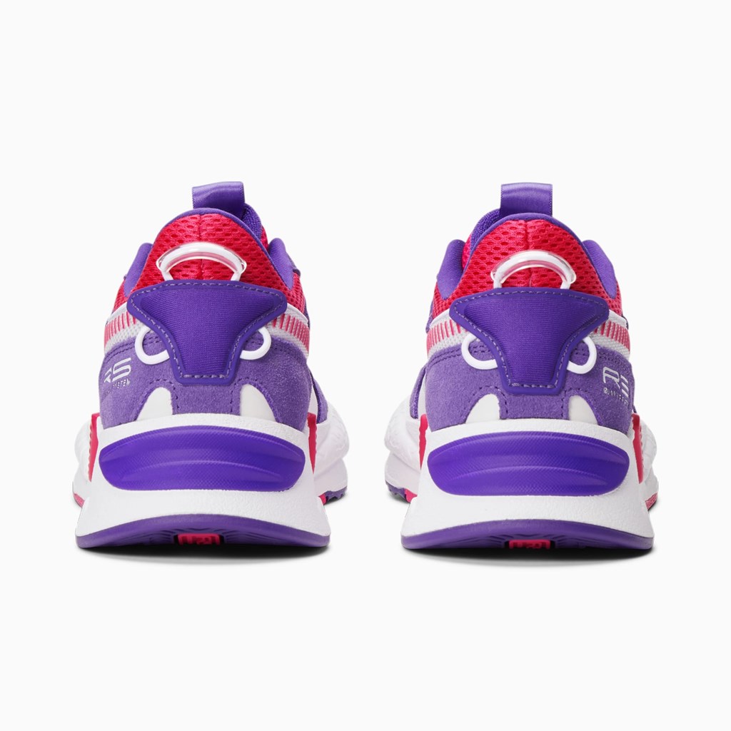 Puma Rs-z Jr Sneakers Pige Hvide Lilla | SB9582063