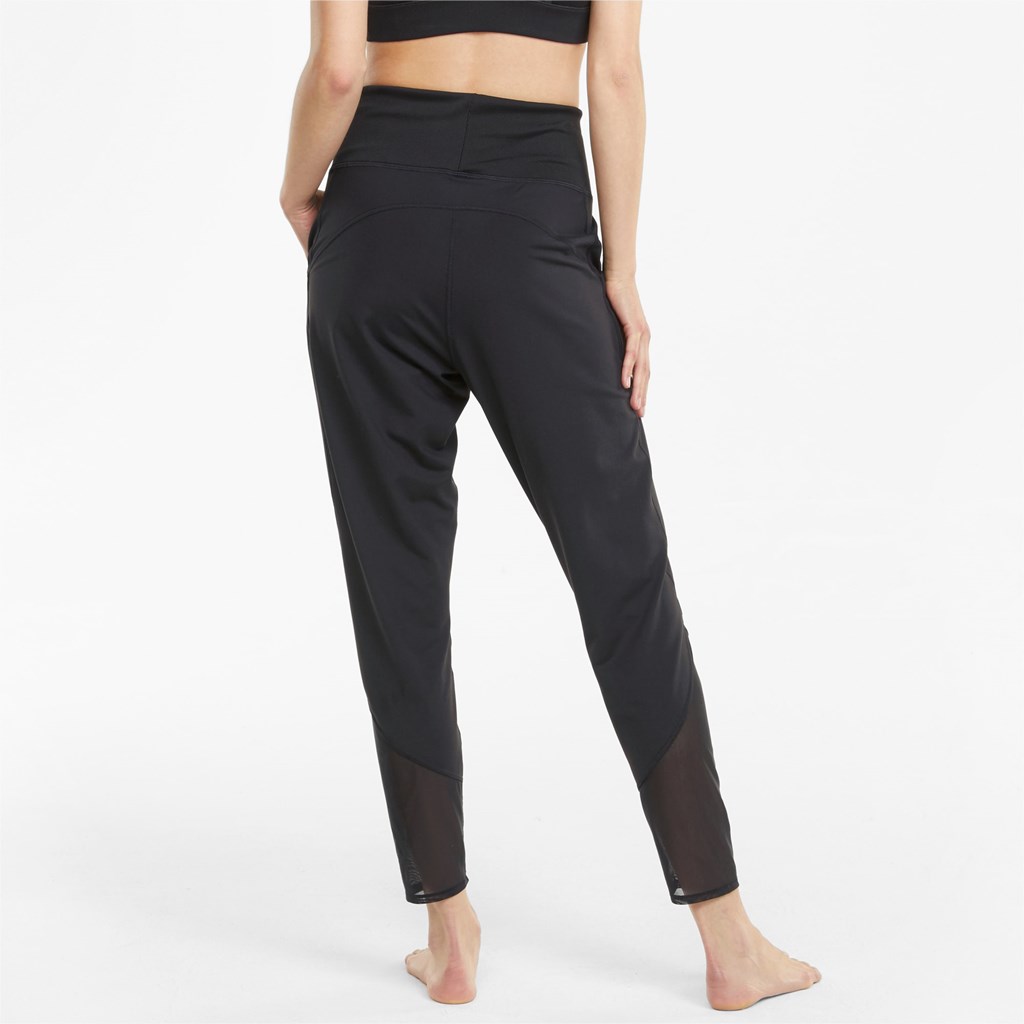 Puma STUDIO Yogini Slim Trænings Jakke Dame Sort | 910345EHR