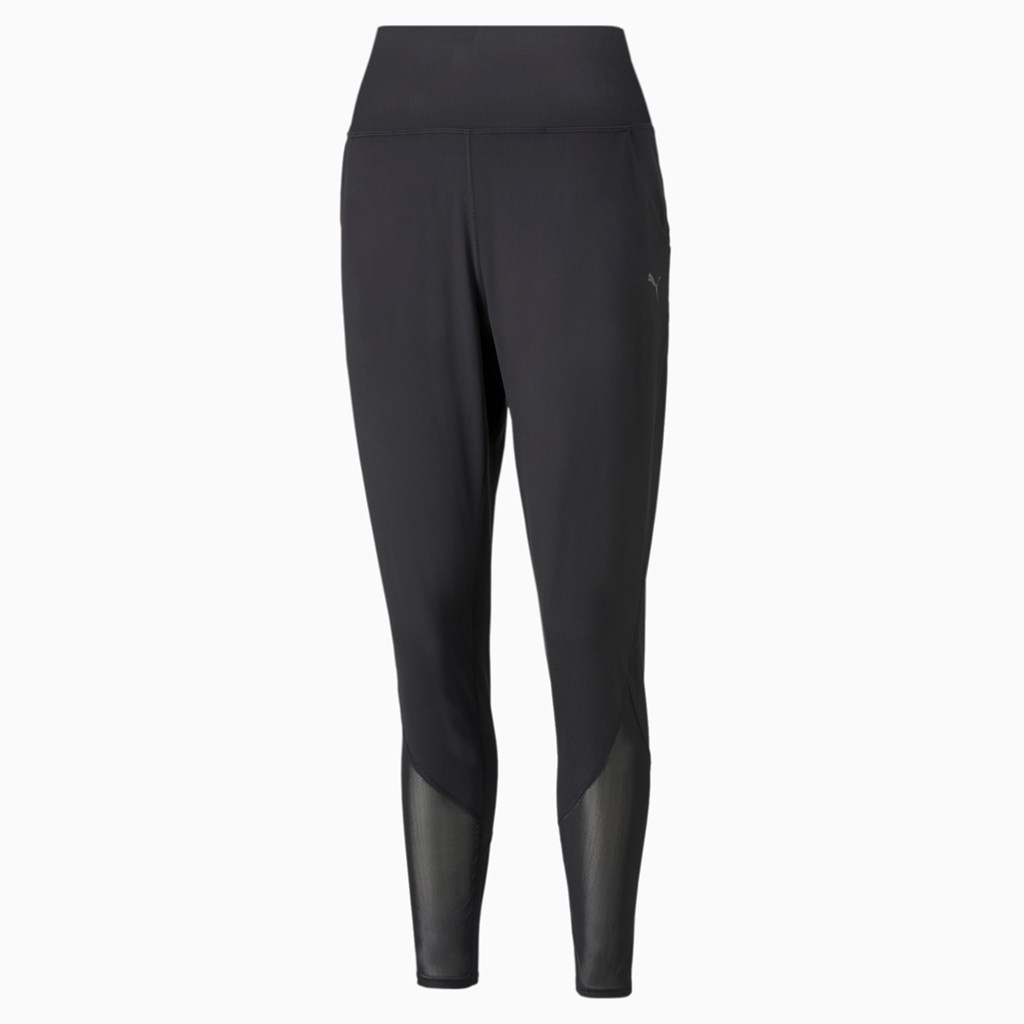 Puma STUDIO Yogini Slim Trænings Jakke Dame Sort | 910345EHR