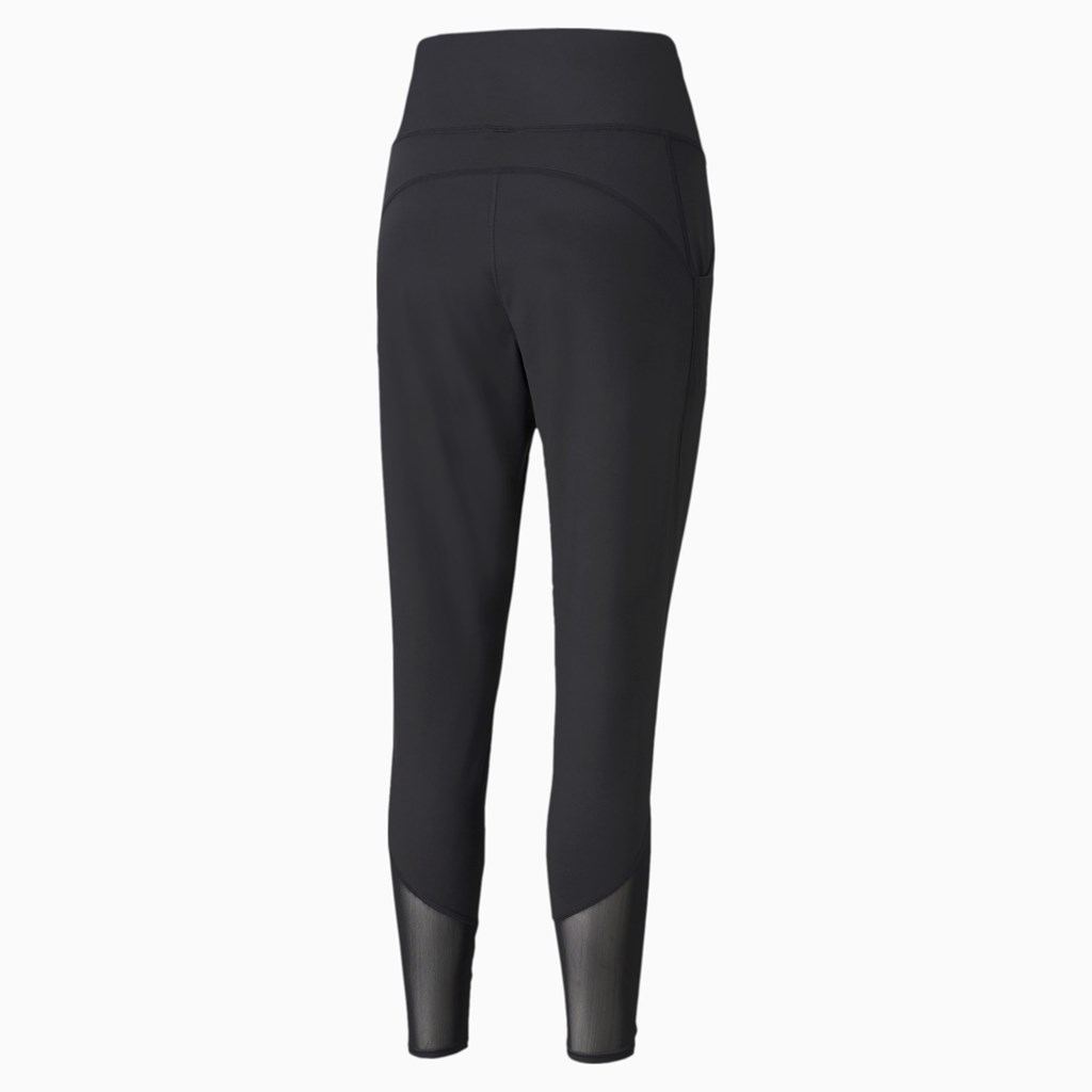 Puma STUDIO Yogini Slim Trænings Jakke Dame Sort | 910345EHR