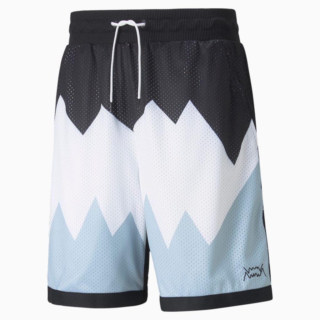 Puma Scholarship Basketball Shorts Herre Sort | 792813GAY