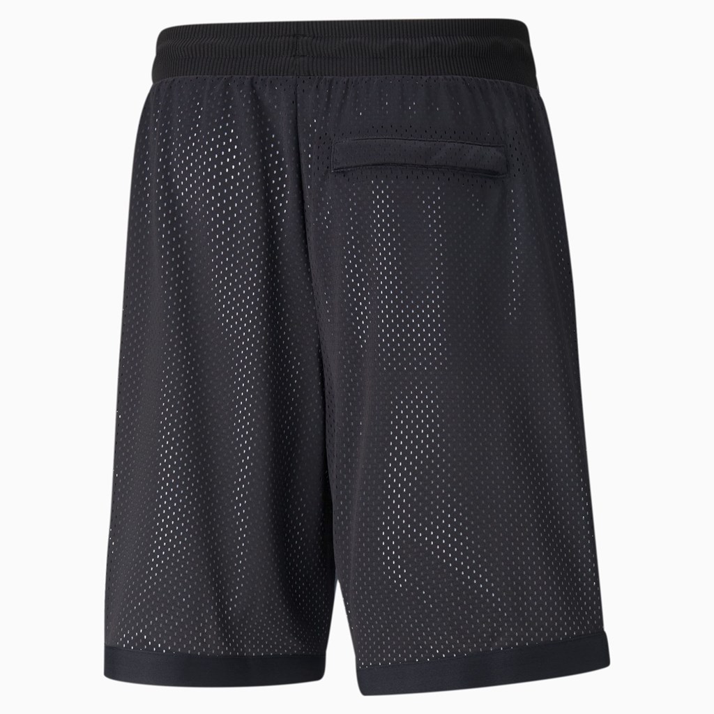 Puma Scholarship Basketball Shorts Herre Sort | 792813GAY