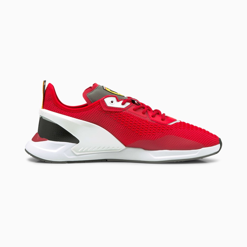 Puma Scuderia Ferrari IONSpeed Racing Sko Dame Hvide Sort | 284971DNG