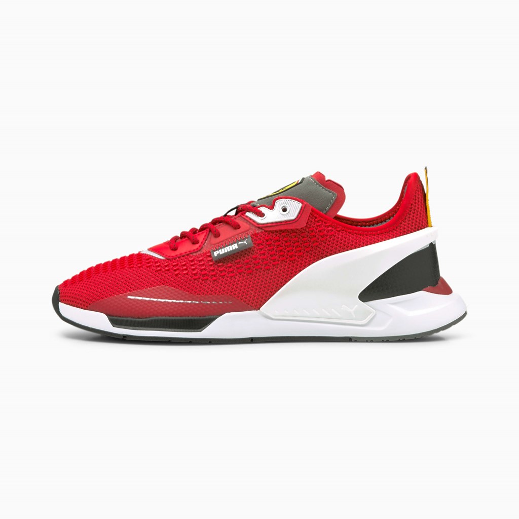 Puma Scuderia Ferrari IONSpeed Racing Sko Dame Hvide Sort | 284971DNG