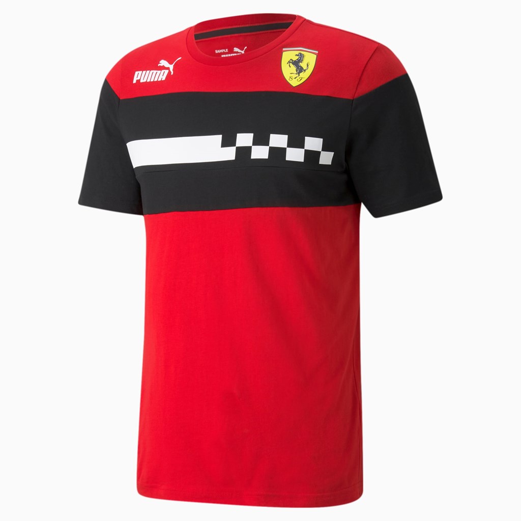 Puma Scuderia Ferrari Race SDS Løbe T-shirt Herre Rosso Corsa | 398475BGT