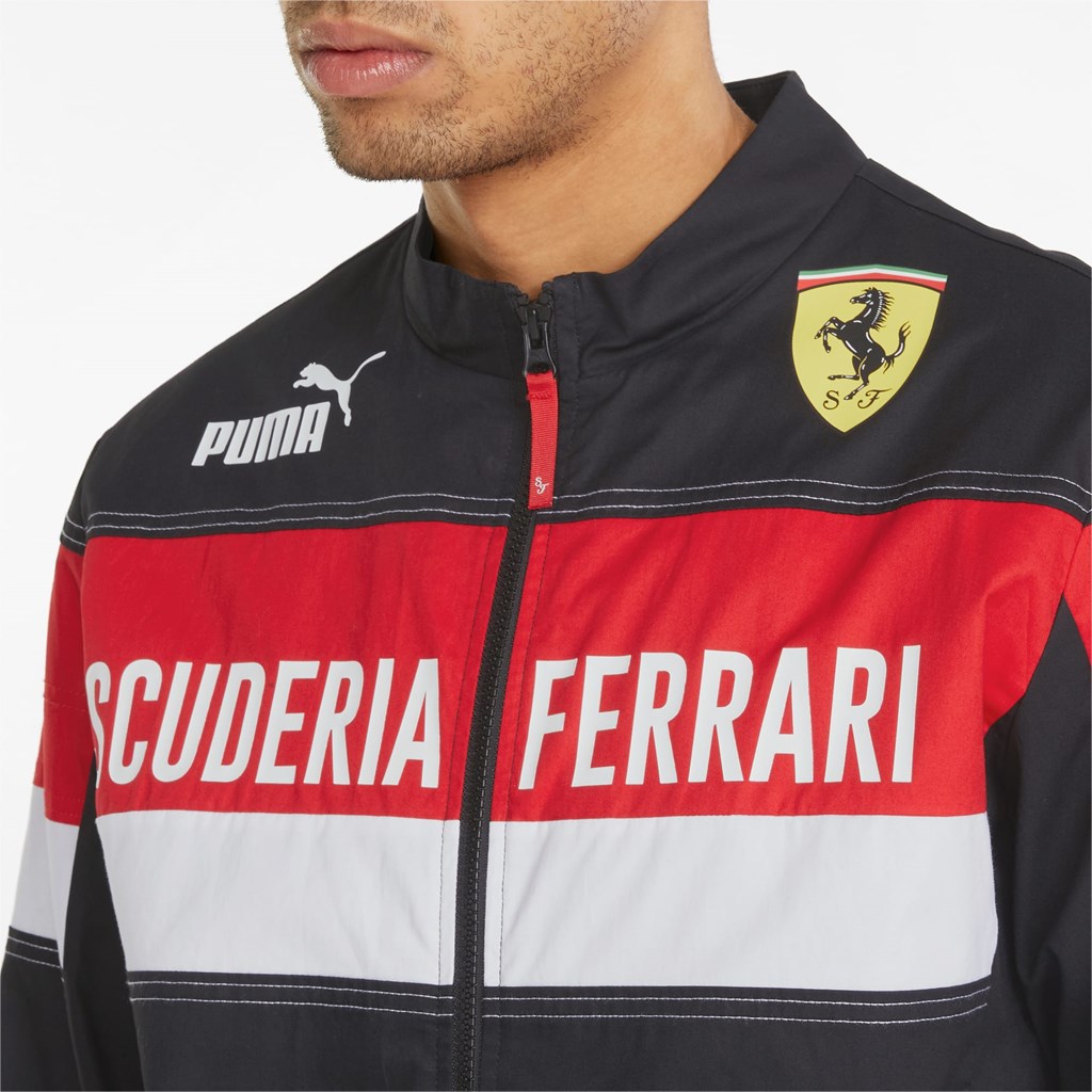 Puma Scuderia Ferrari Race SDS Racing Jakke Herre Sort | 359704LGC