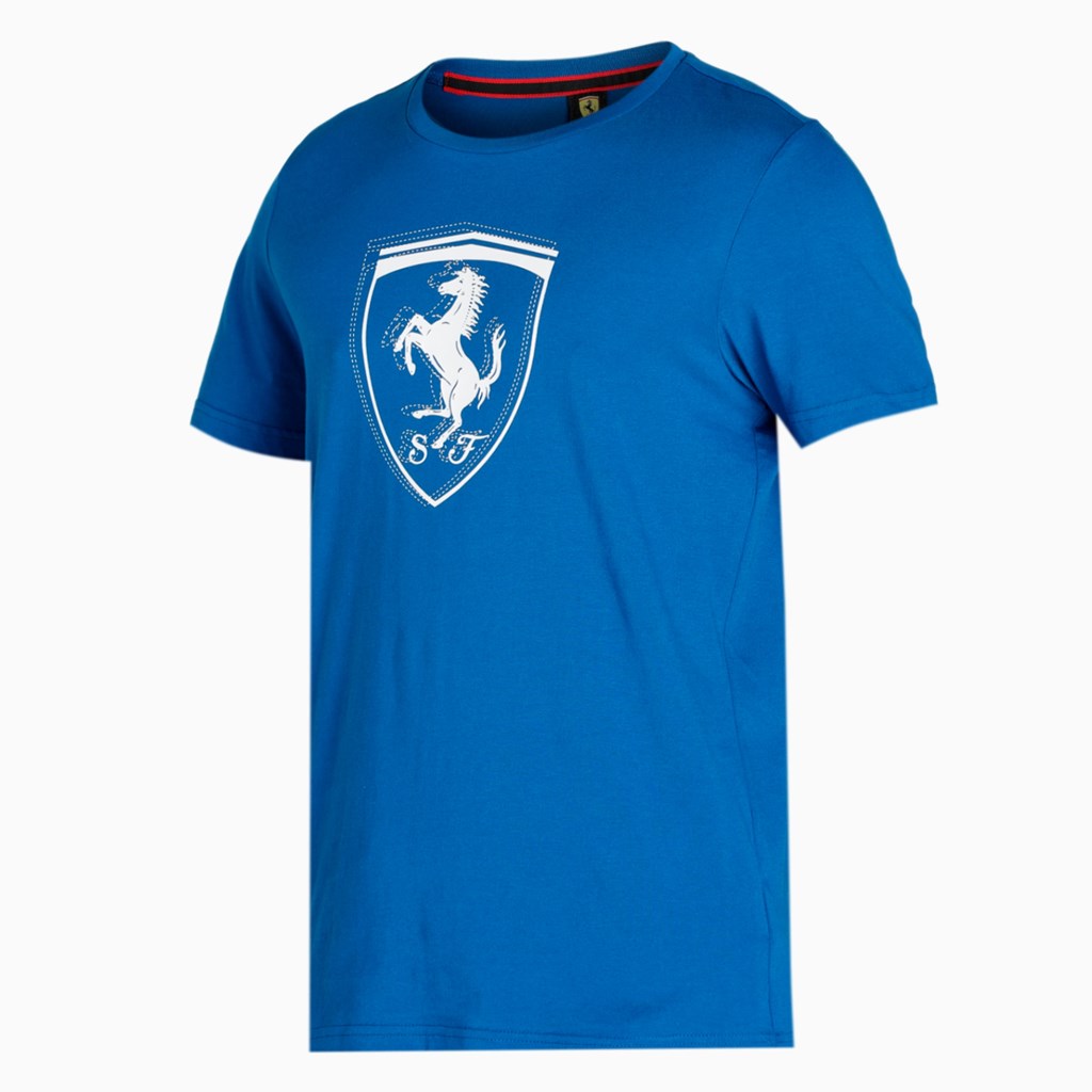 Puma Scuderia Ferrari Race Tonal Shield Løbe T-shirt Herre Limoges | 574923KXQ