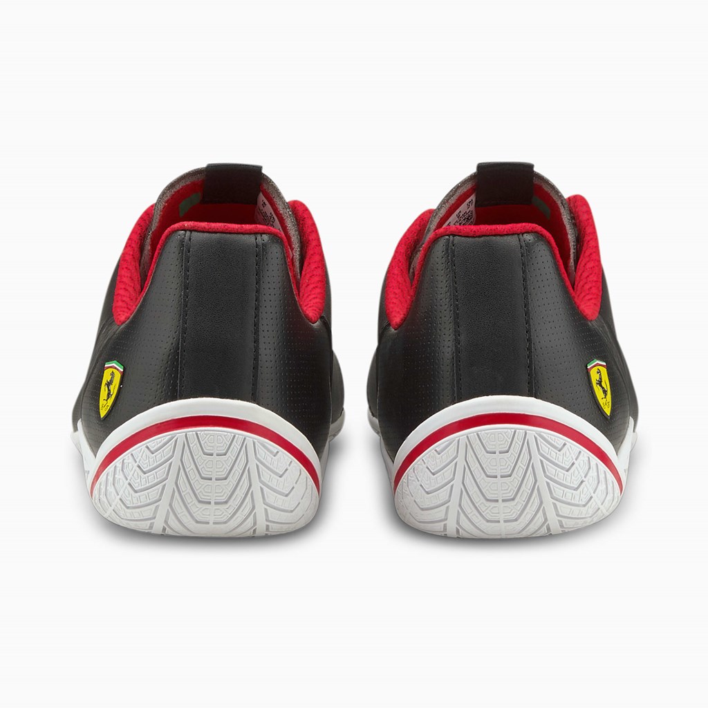 Puma Scuderia Ferrari Ridge Cat Racing Sko Herre Sort Hvide | 470695ORG