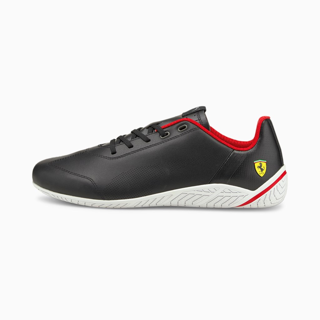 Puma Scuderia Ferrari Ridge Cat Racing Sko Herre Sort Hvide | 470695ORG