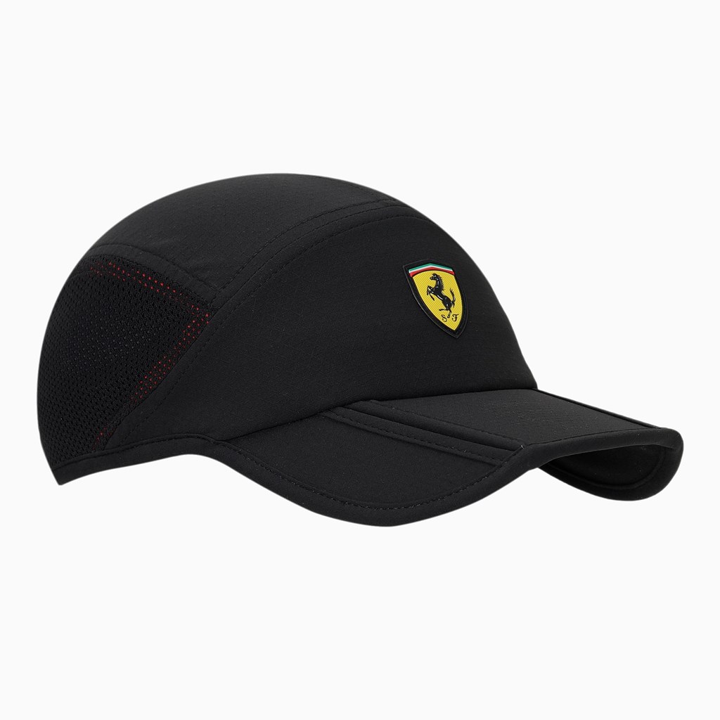 Puma Scuderia Ferrari SPTWR Ready to React Hat Herre Sort | 829157YPS