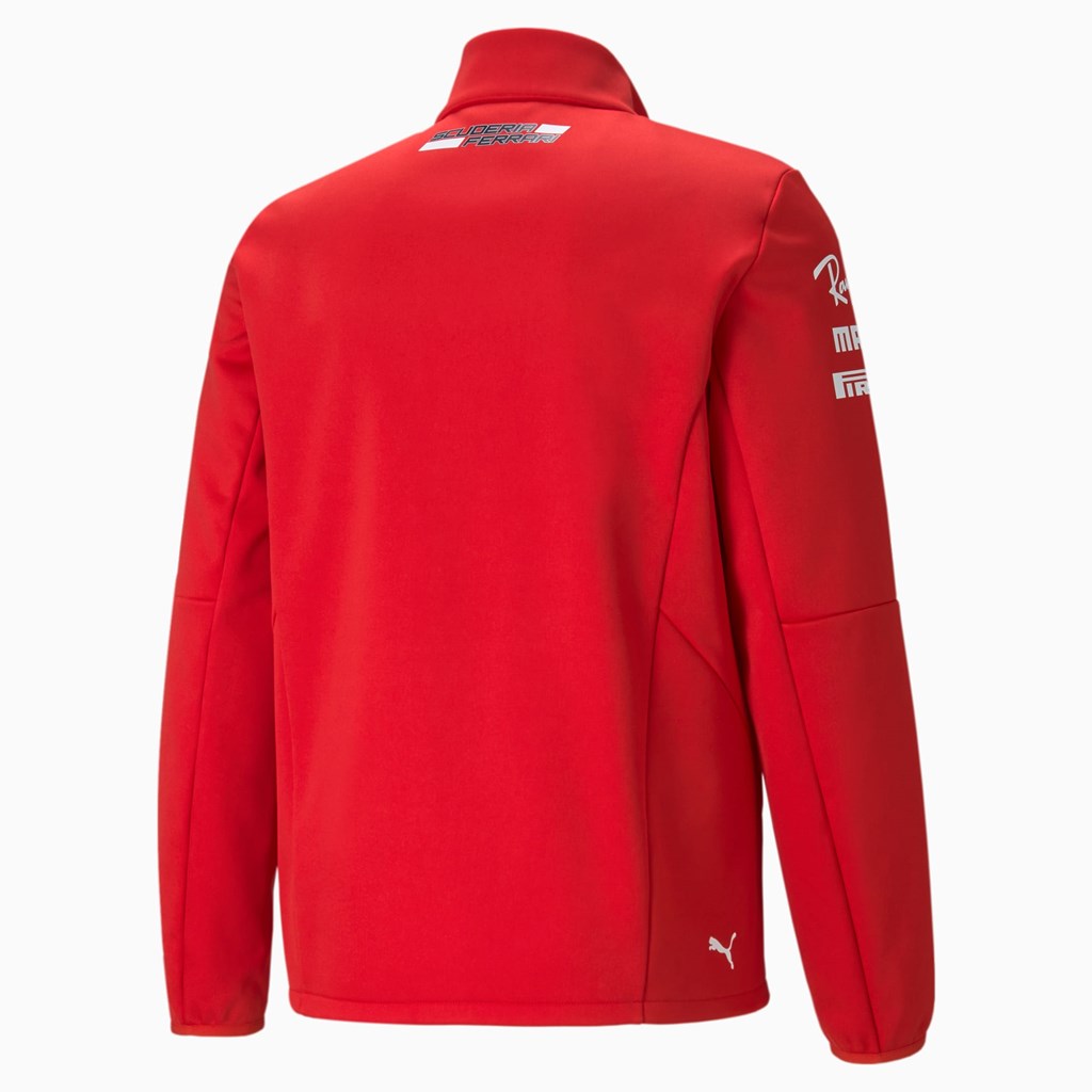 Puma Scuderia Ferrari Softshell Herre Rosso Corsa | VM1478029