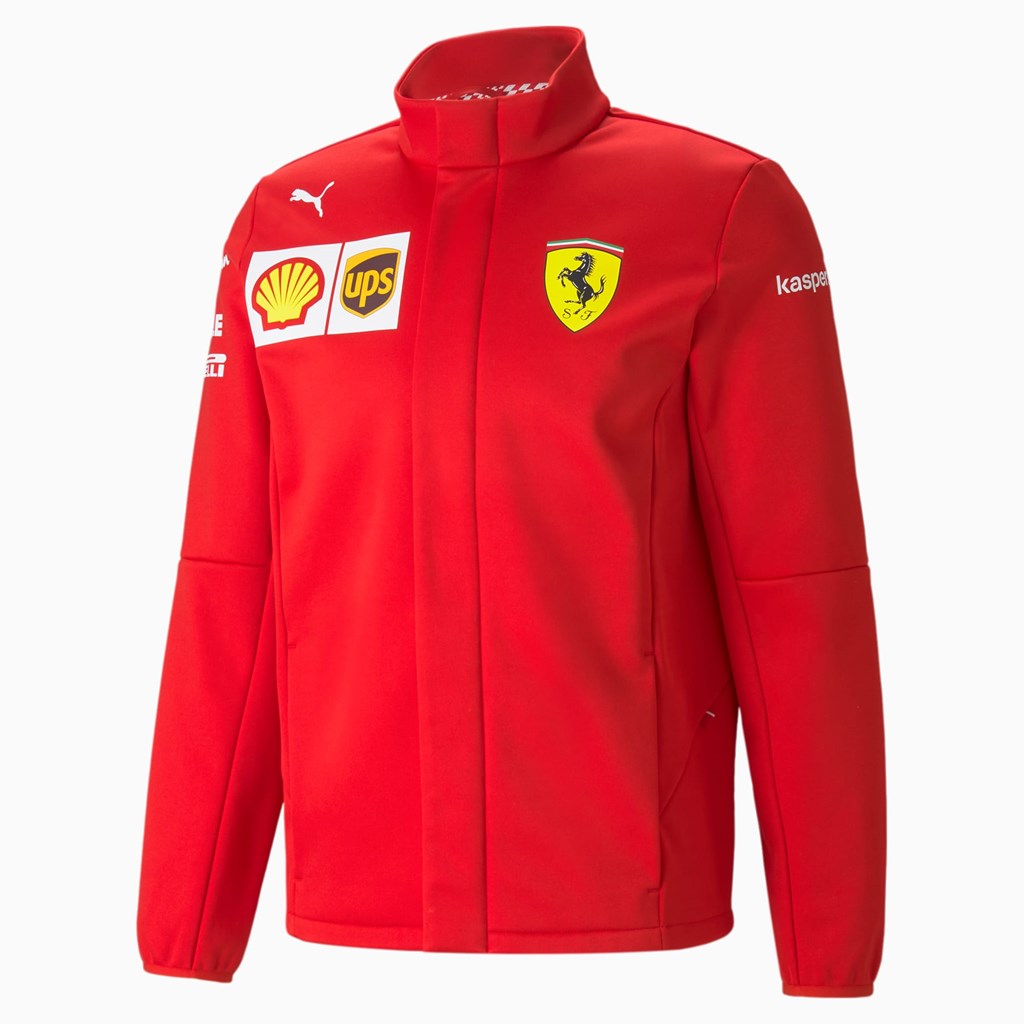 Puma Scuderia Ferrari Softshell Herre Rosso Corsa | VM1478029