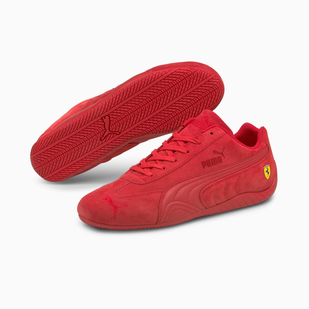 Puma Scuderia Ferrari Speedcat Racing Sko Dame Rosso Corsa / Rosso Corsa | 280694ROK