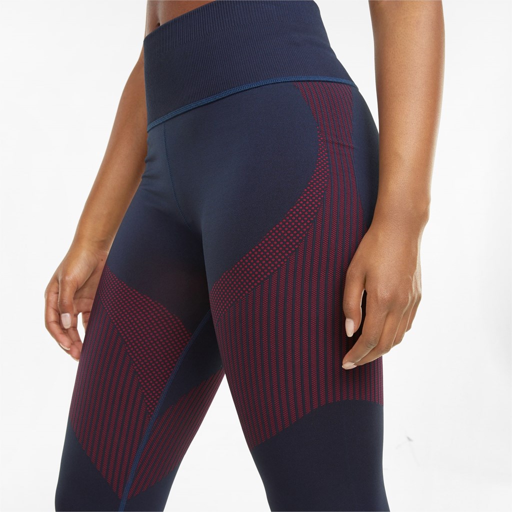 Puma Seamless High Talje 7/8 Trænings Leggings Dame Spellbound / Sunblaze | 037152XNT