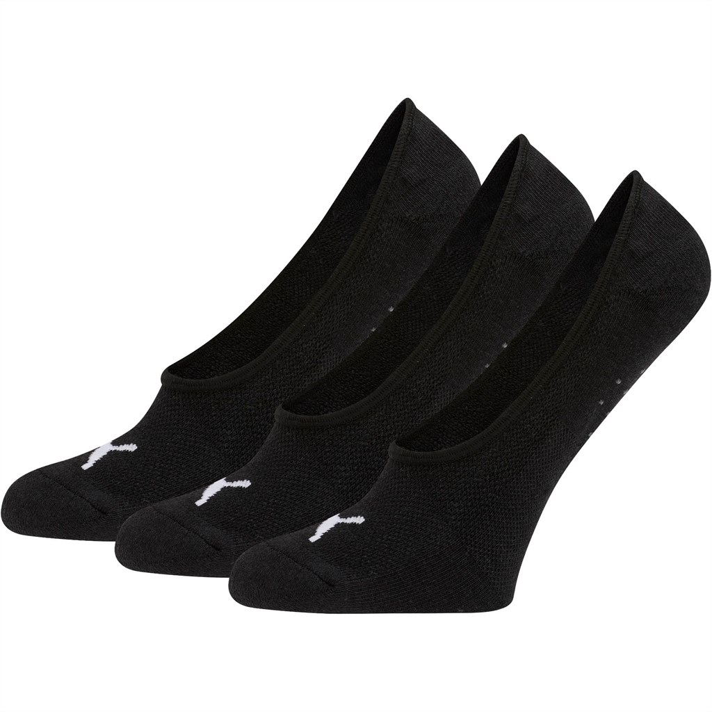 Puma Select Terry Liner Socks [3 Pack] Sokker Dame Sort Hvide | KI3861547