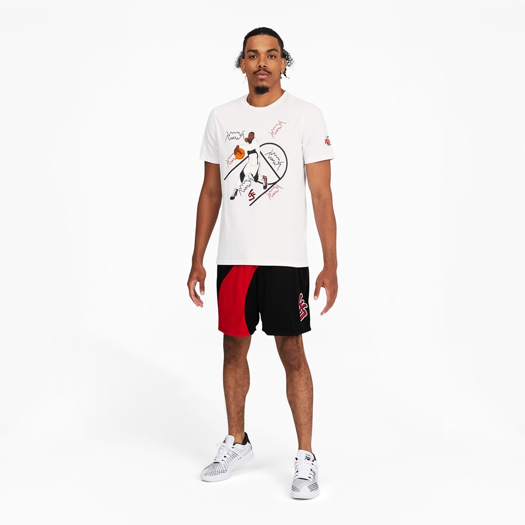 Puma Shammgod Tee Løbe T-shirt Herre Hvide | 926347DBO