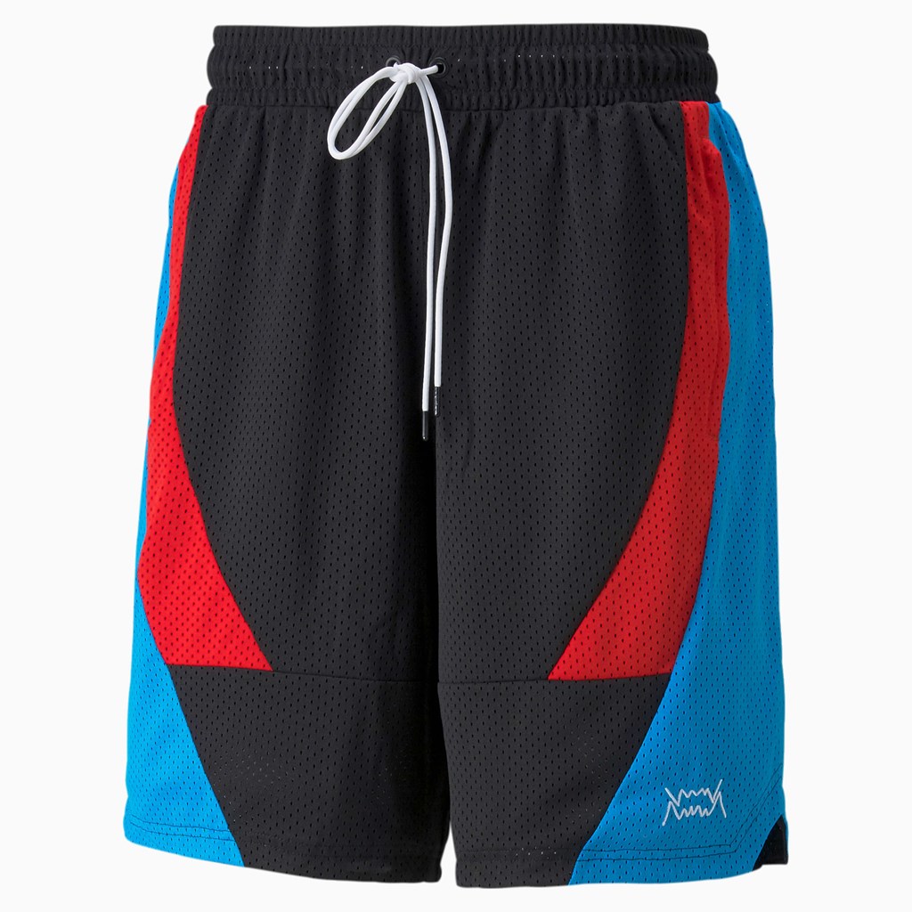 Puma Slashing Basketball Shorts Herre Sort | 571480VYE