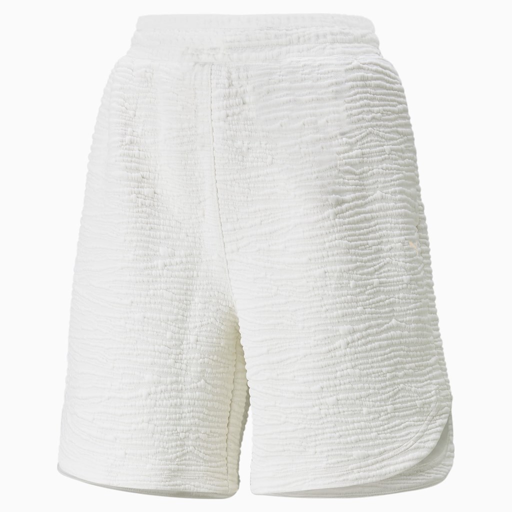 Puma Snow Tiger Brede Long Shorts Dame Hvide | 984576QKW