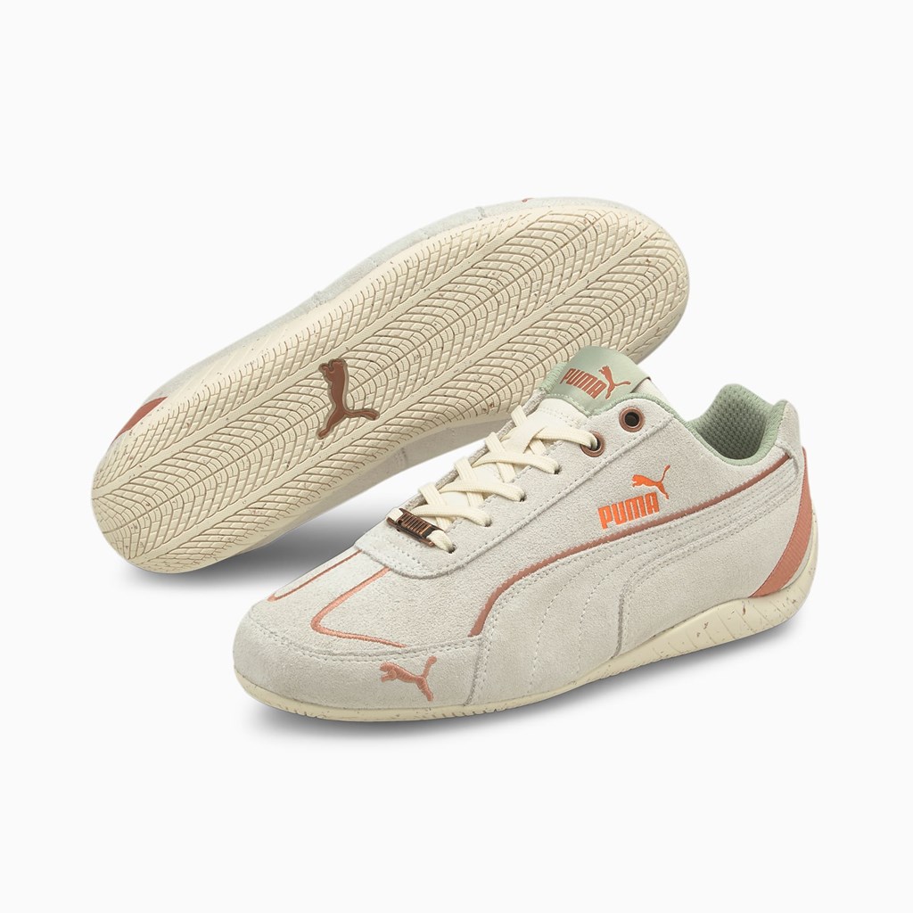 Puma Speedcat Metallic Remix Sneakers Dame Hvide Kobber | ZA0375618