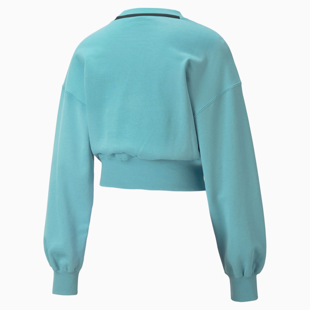 Puma Sportswear by PUMA Crew Neck Sweatshirt Dame Porcelain | OB8512390