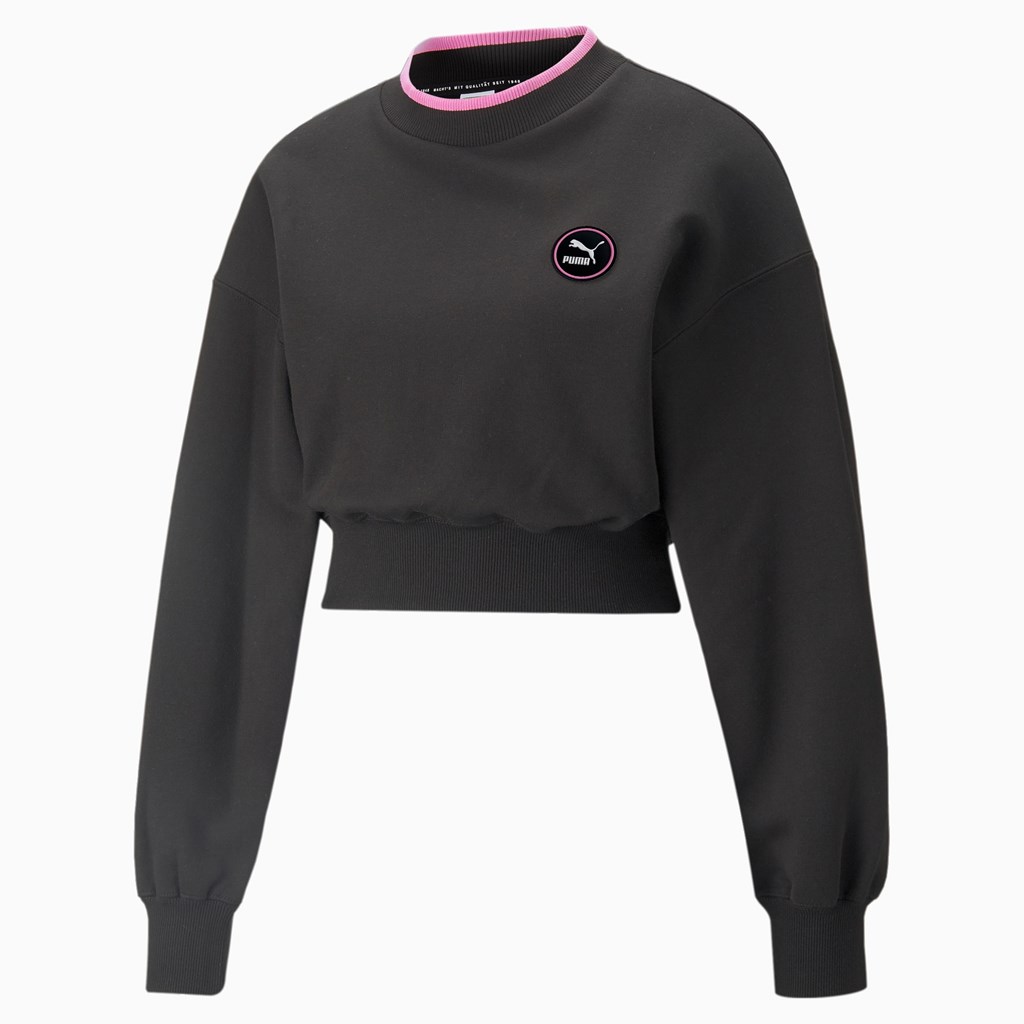 Puma Sportswear by PUMA Crew Neck Sweatshirt Dame Sort | TW0587314