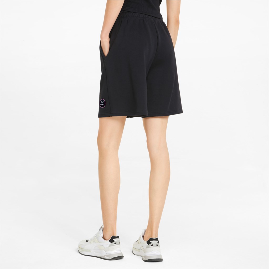 Puma Sportswear by PUMA High Longline Shorts Dame Sort | 981046KIE