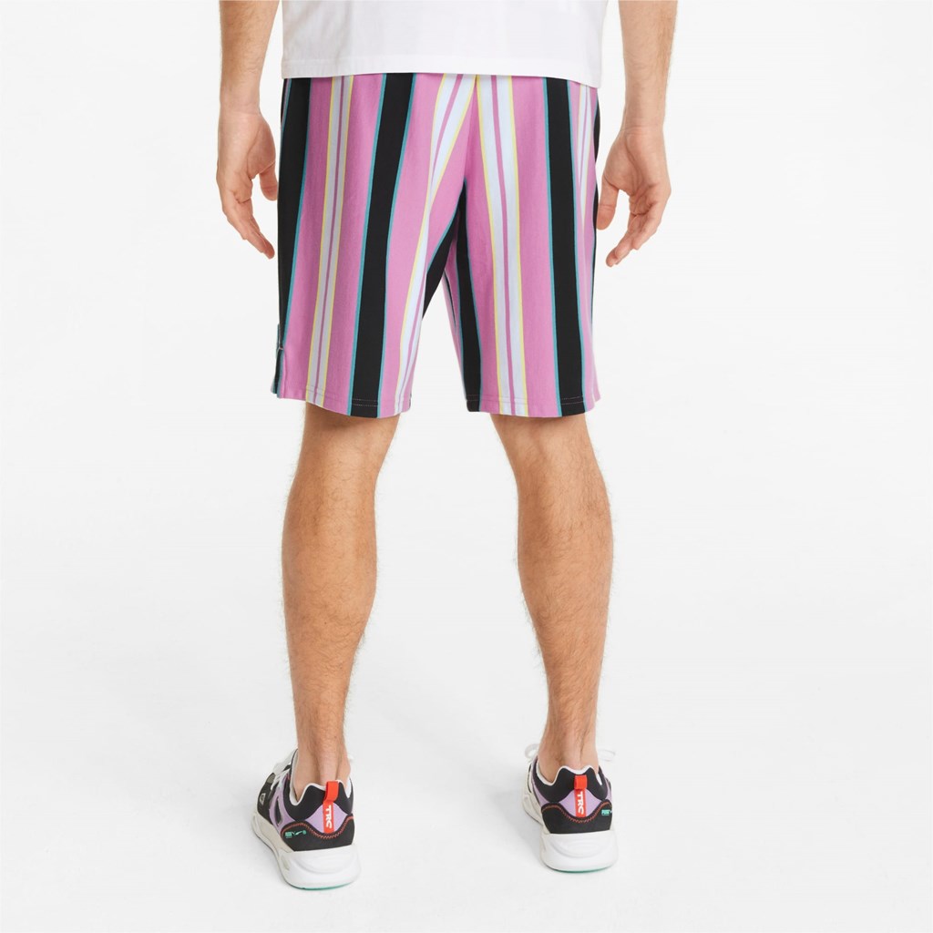 Puma Sportswear by PUMA Printed Longline Shorts Herre Hvide | 317586UBS