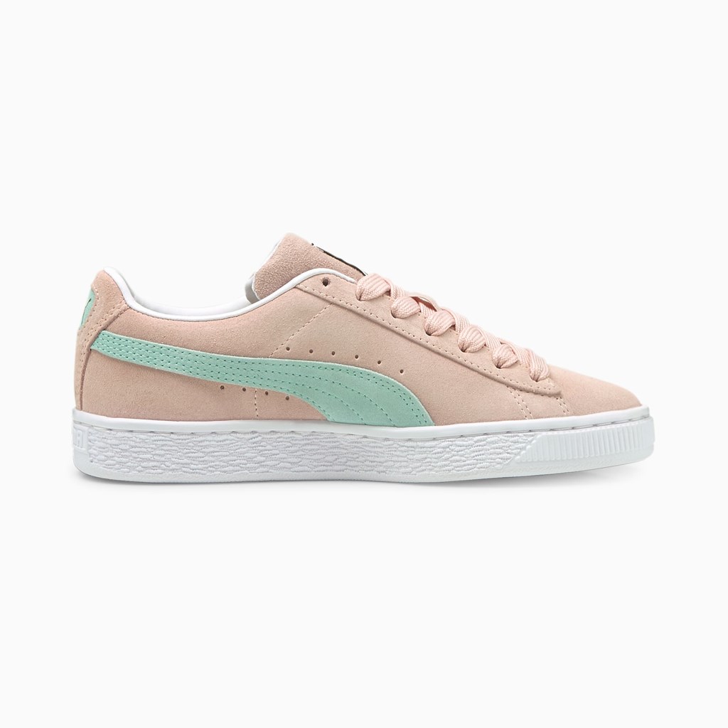 Puma Suede Classic XXI JR Sneakers Drenge Blå | 270589XSF