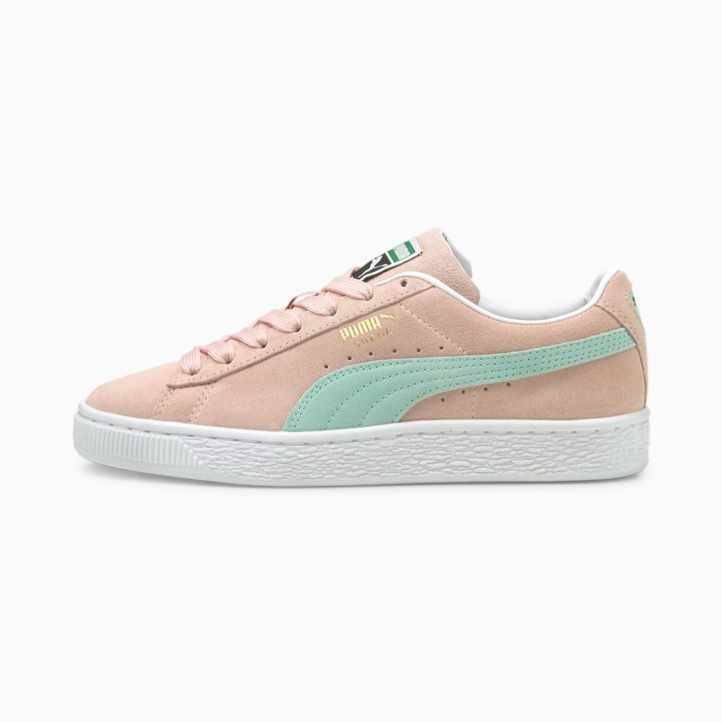 Puma Suede Classic XXI JR Sneakers Drenge Blå | 270589XSF