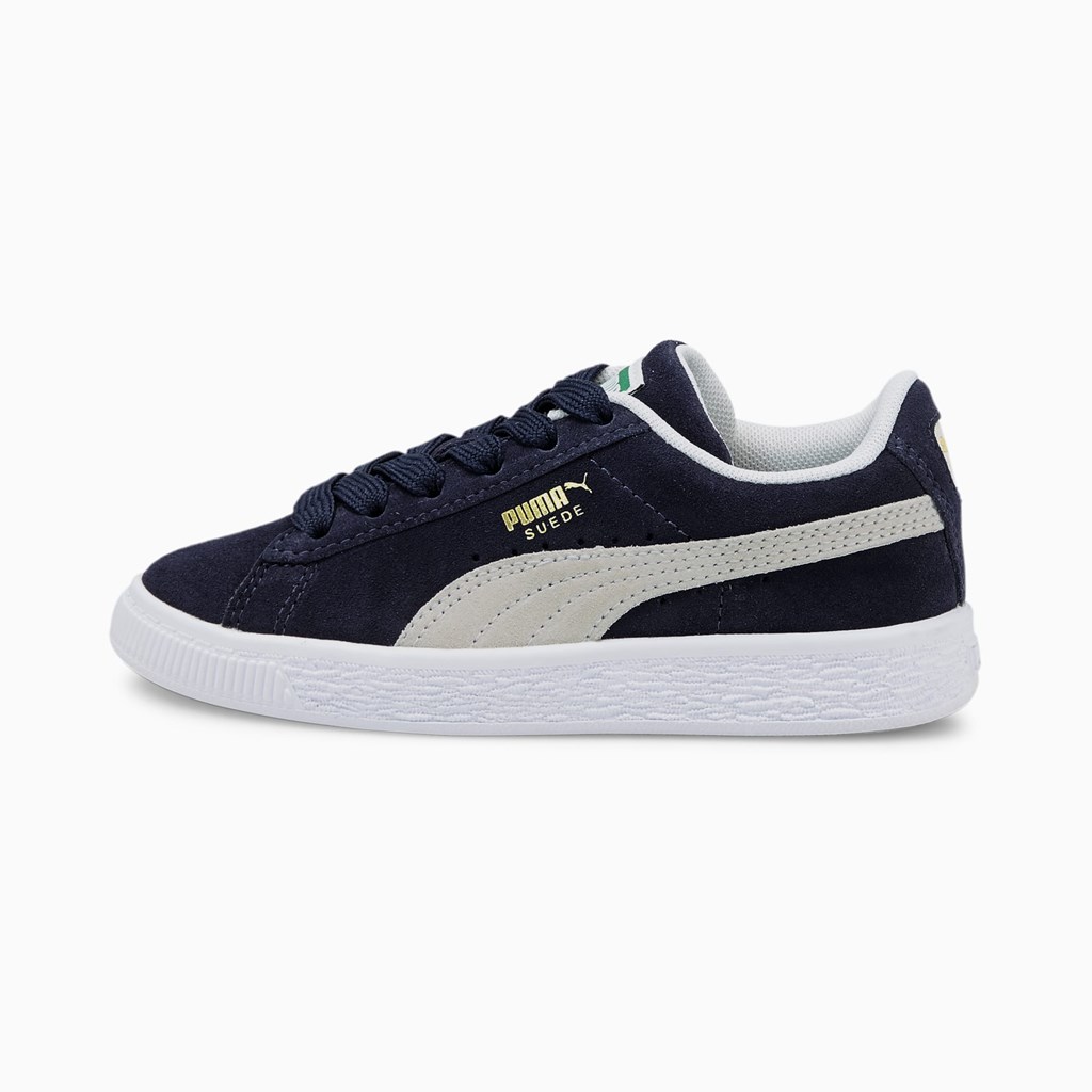 Puma Suede Classic XXI Little Sneakers Drenge Hvide | 916075MJN