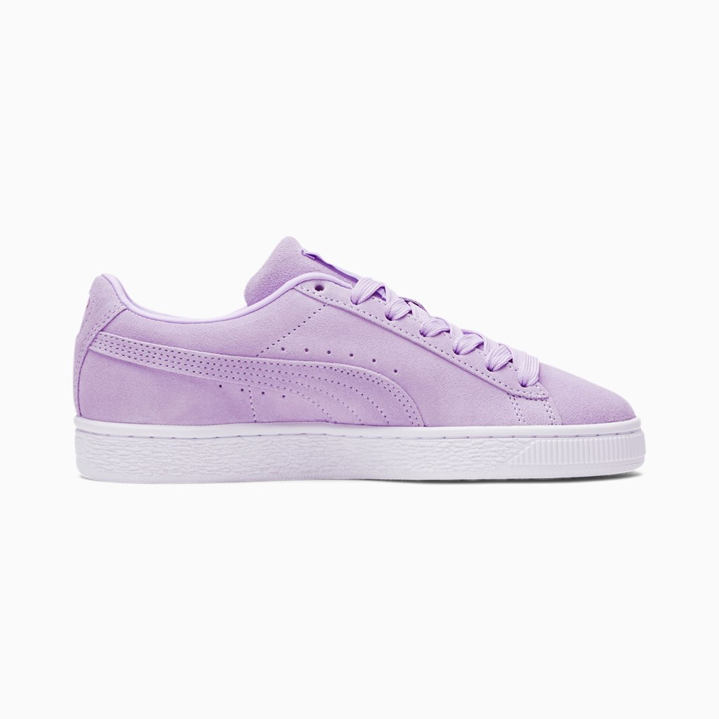 Puma Suede Classic XXI Sneakers Dame Lyselavendel Guld | TX7250841