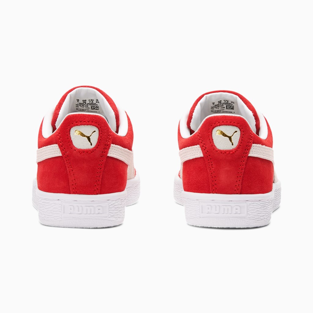 Puma Suede Classic XXI Sneakers Dame Rød Hvide | YX3578649