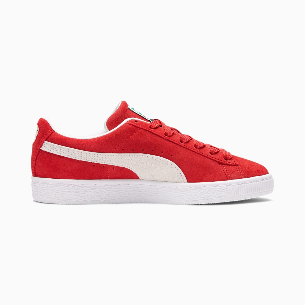 Puma Suede Classic XXI Sneakers Dame Rød Hvide | YX3578649