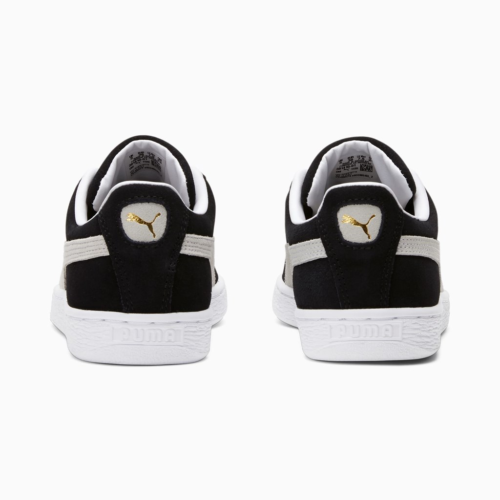 Puma Suede Classic XXI Sneakers Dame Sort Hvide | XA5874932