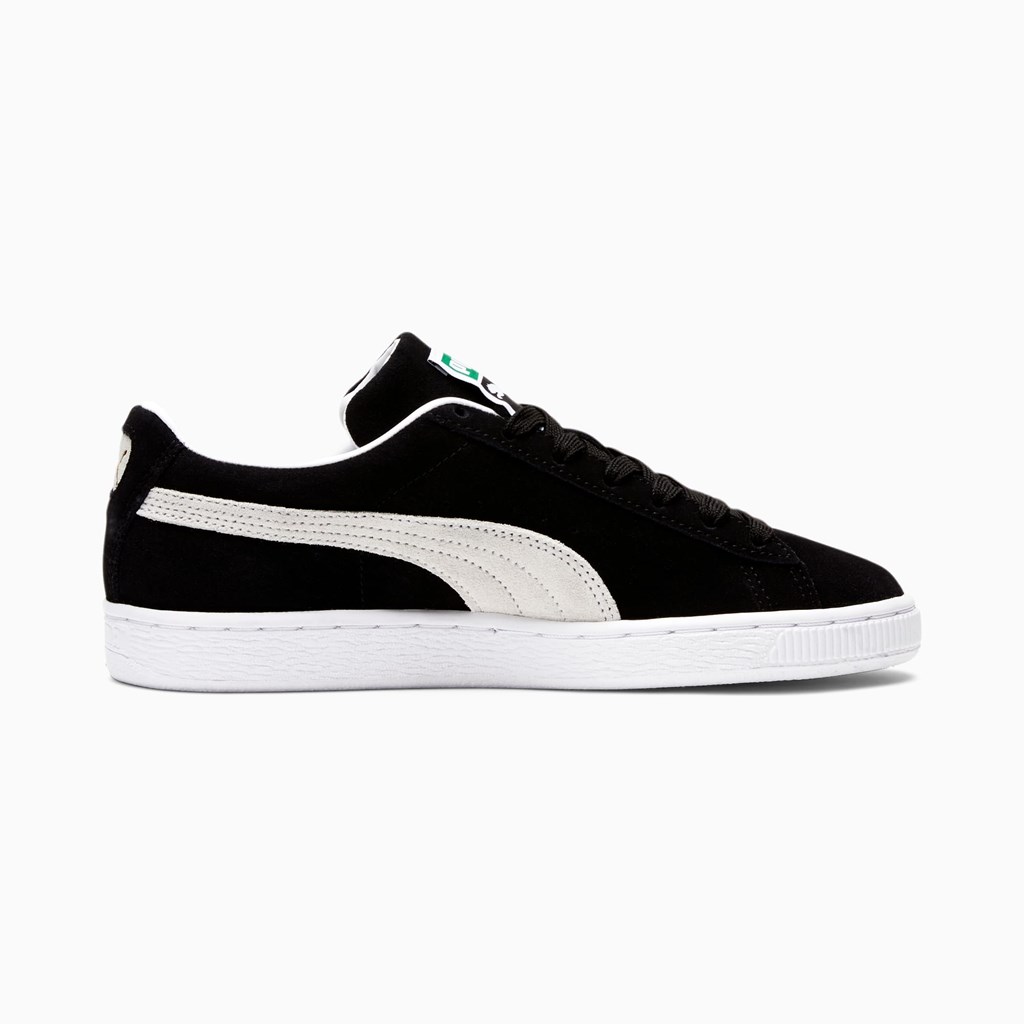 Puma Suede Classic XXI Sneakers Dame Sort Hvide | XA5874932