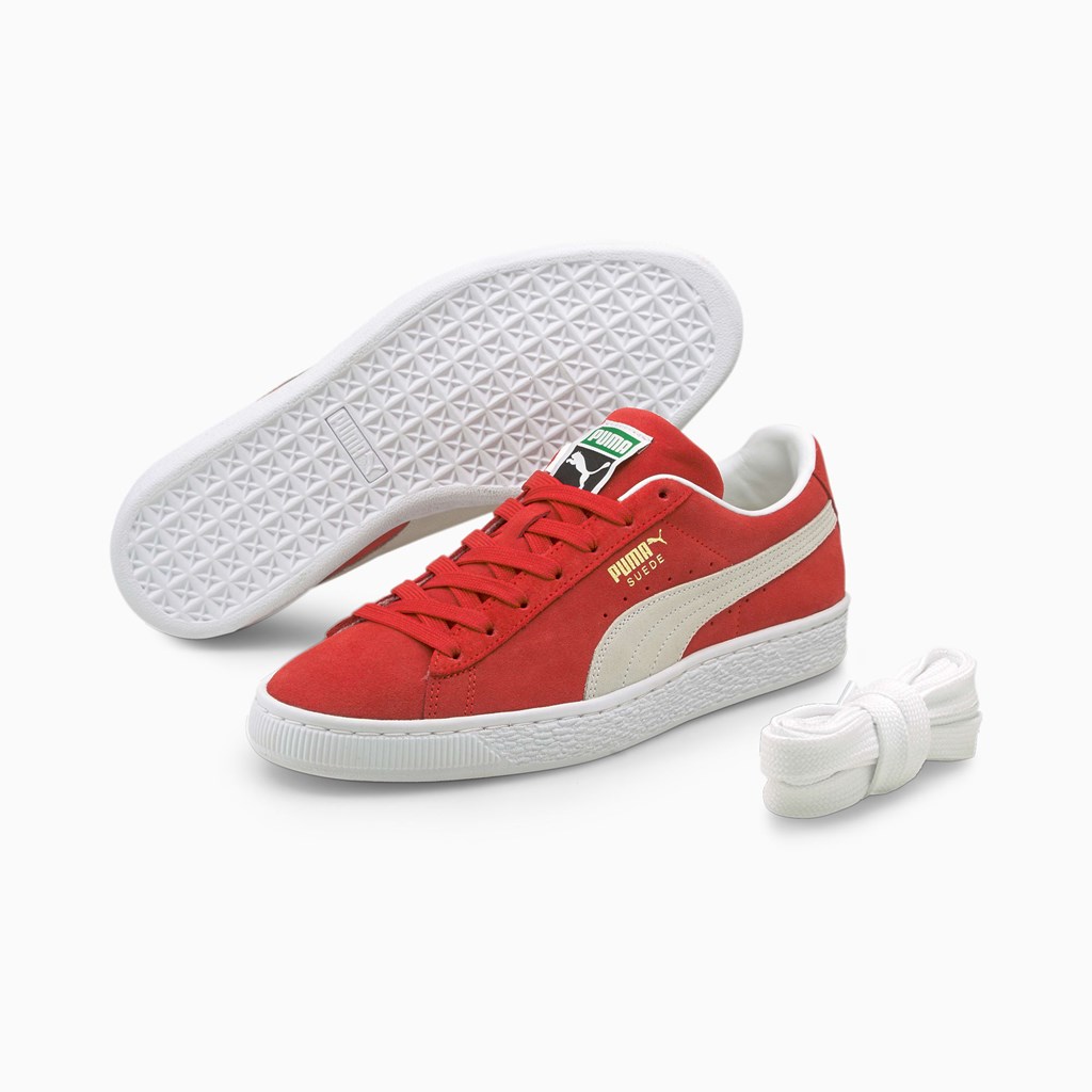 Puma Suede Classic XXI Sneakers Herre Rød Hvide | IN3589046