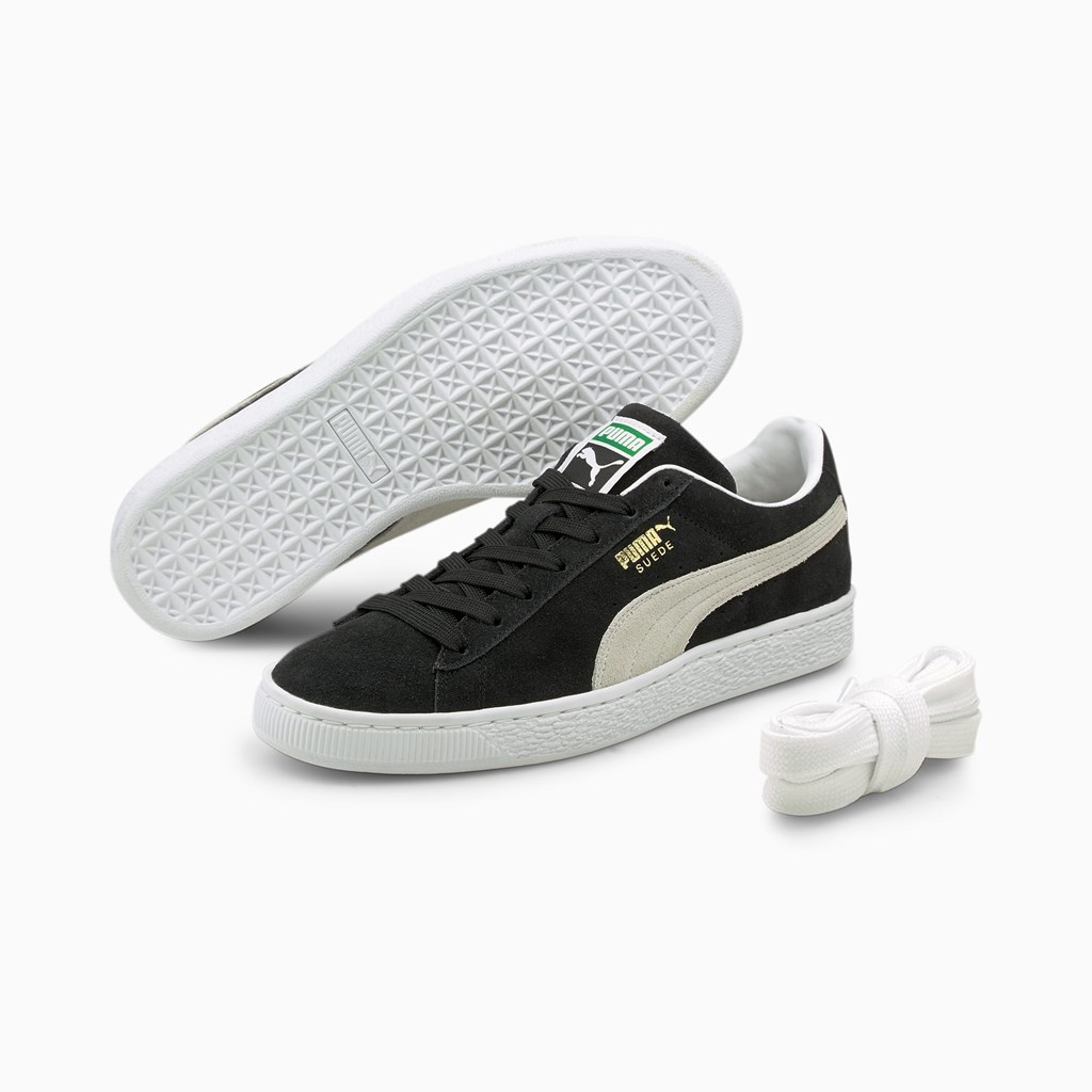 Puma Suede Classic XXI Sneakers Herre Sort Hvide | WE7564102