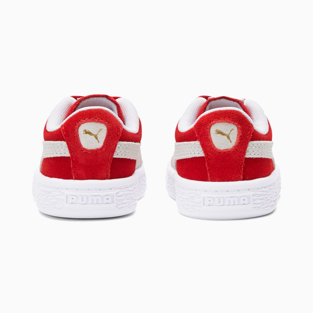 Puma Suede Classic XXI Toddler Sneakers Pige Rød Hvide | 195803HLN